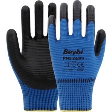 BEYBİ ZEBRA MAVİ ELDİVEN  PN5 NO :9 / 288